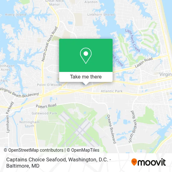 Captains Choice Seafood map