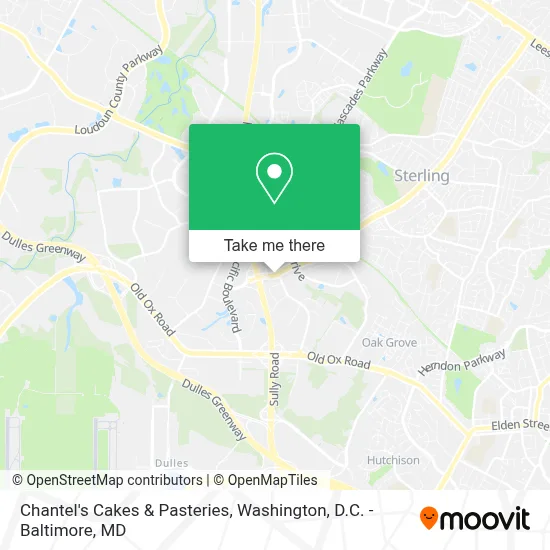 Chantel's Cakes & Pasteries map