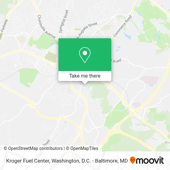 Kroger Fuel Center map