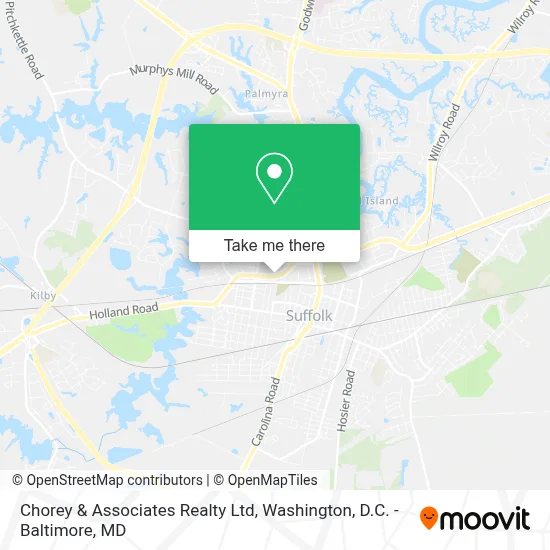 Chorey & Associates Realty Ltd map