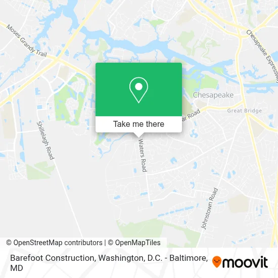 Barefoot Construction map