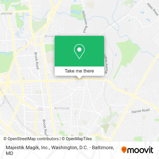 Majestik Magik, Inc. map