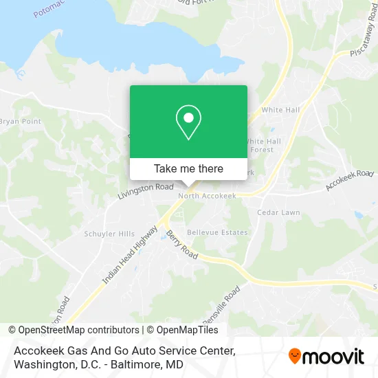Accokeek Gas And Go Auto Service Center map