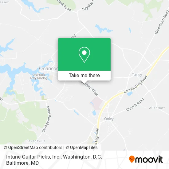 Intune Guitar Picks, Inc. map