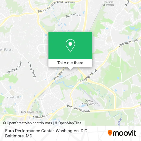 Euro Performance Center map