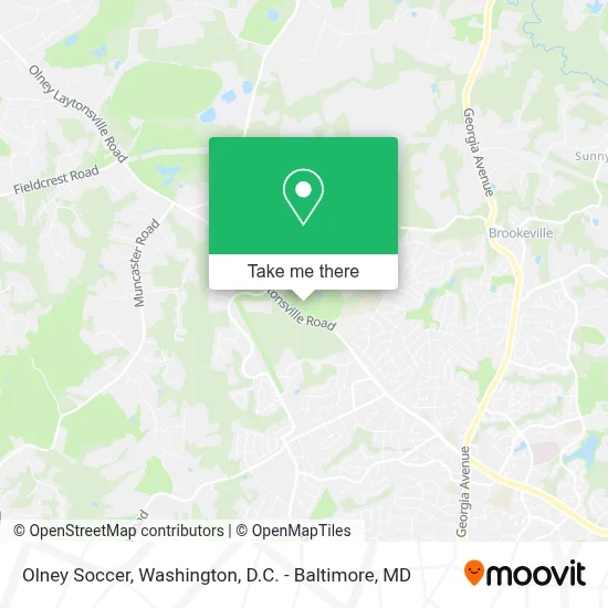 Olney Soccer map