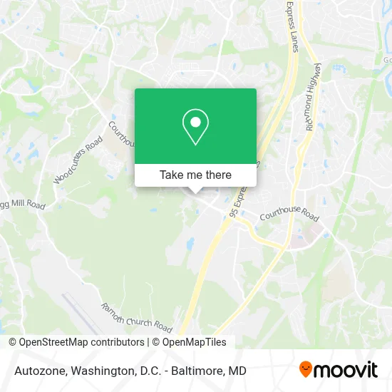 Autozone map