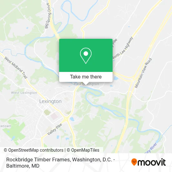 Rockbridge Timber Frames map