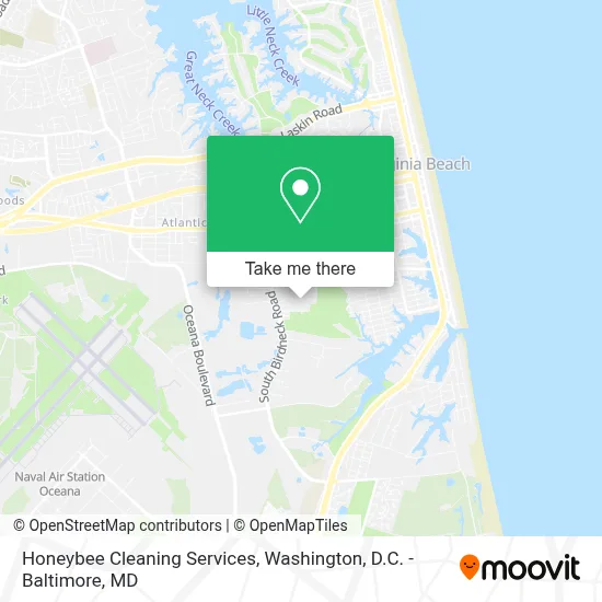 Honeybee Cleaning Services map