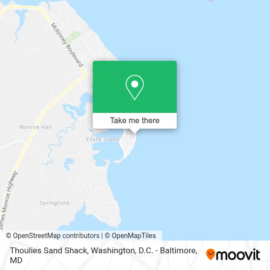 Thoulies Sand Shack map