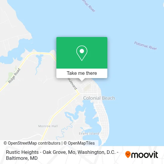 Rustic Heights - Oak Grove, Mo map