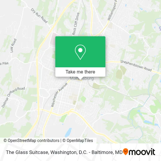 The Glass Suitcase map