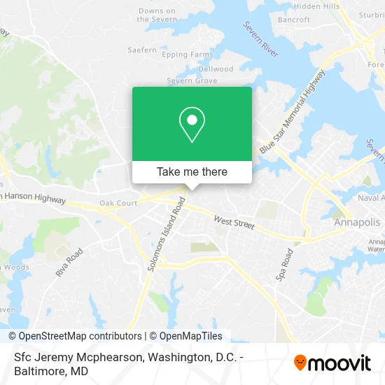 Sfc Jeremy Mcphearson map