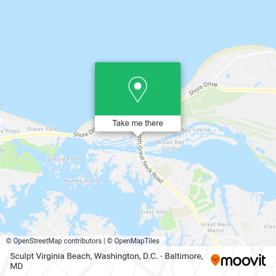 Sculpt Virginia Beach map