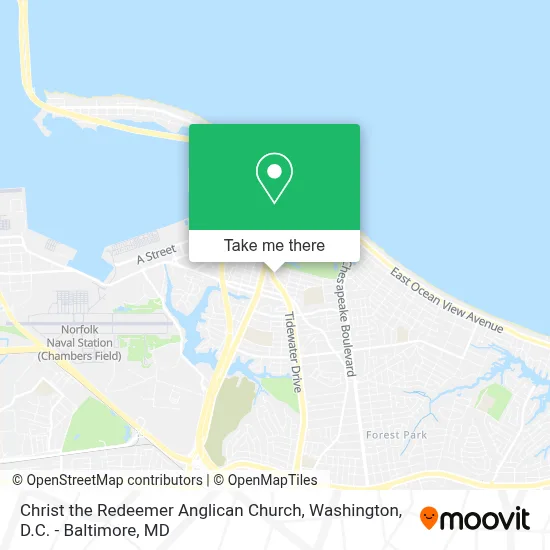 Christ the Redeemer Anglican Church map