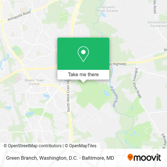 Green Branch map