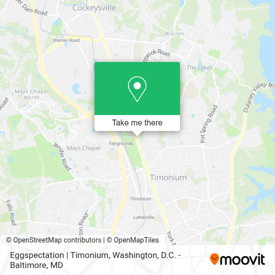 Eggspectation | Timonium map