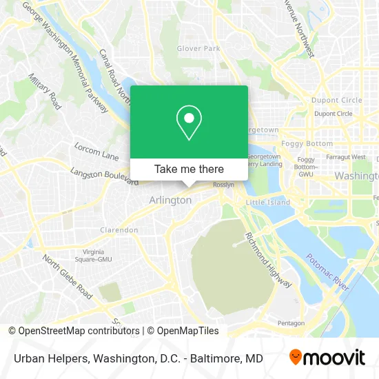 Urban Helpers map