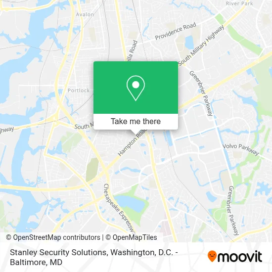 Stanley Security Solutions map