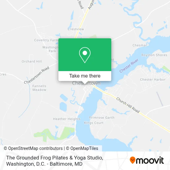 The Grounded Frog Pilates & Yoga Studio map