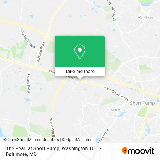 The Pearl at Short Pump map
