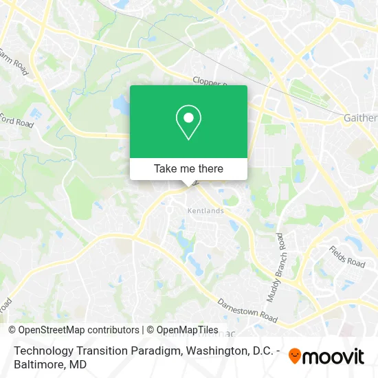 Technology Transition Paradigm map