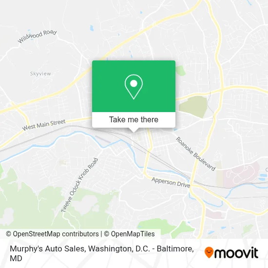 Murphy's Auto Sales map