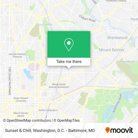 Sunset & Chill map