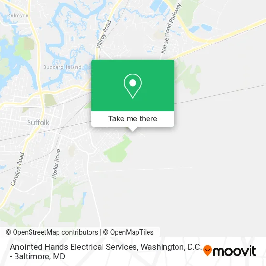 Anointed Hands Electrical Services map