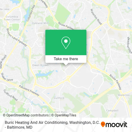 Buric Heating And Air Conditioning map