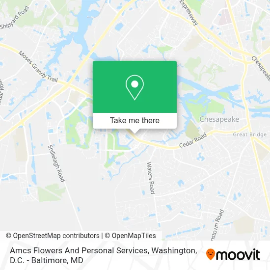 Amcs Flowers And Personal Services map