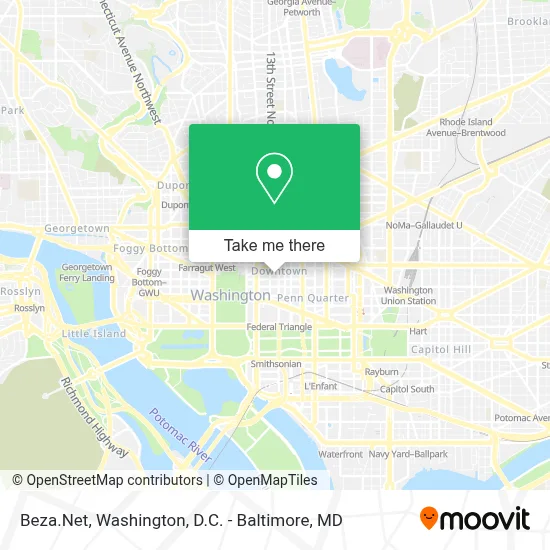Beza.Net map