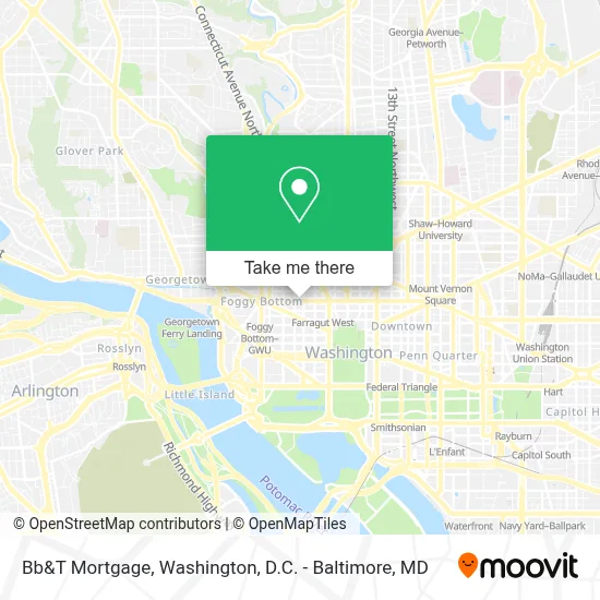 Bb&T Mortgage map