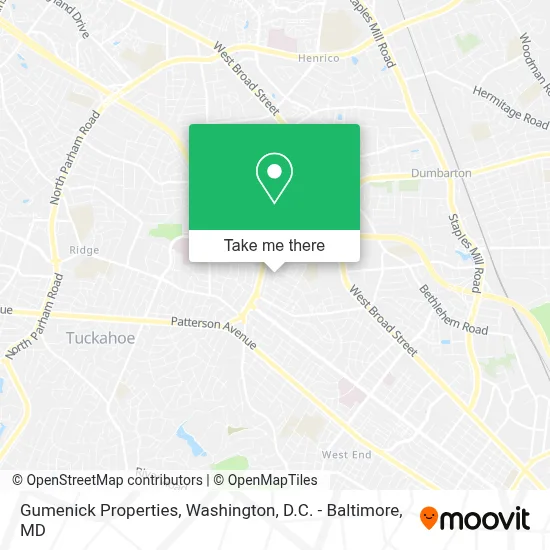 Gumenick Properties map