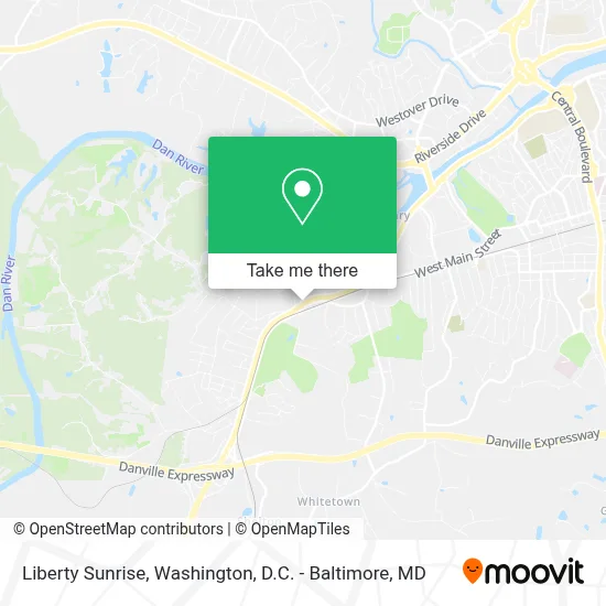 Liberty Sunrise map