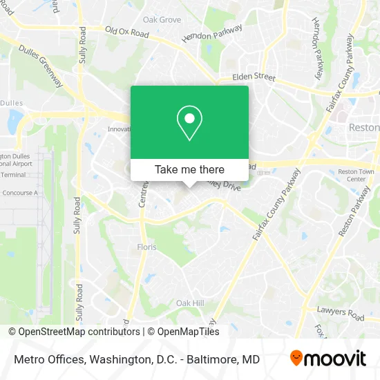 Metro Offices map