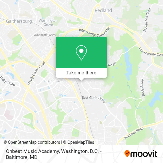Onbeat Music Academy map