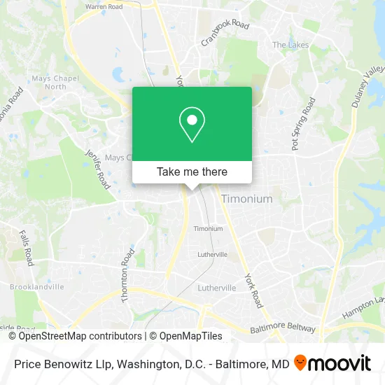 Price Benowitz Llp map