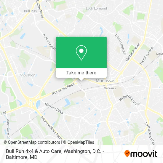Bull Run 4x4 & Auto Care map