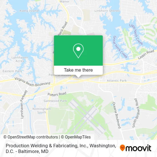 Production Welding & Fabricating, Inc. map