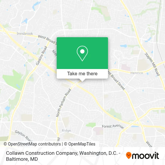 Collawn Construction Company map