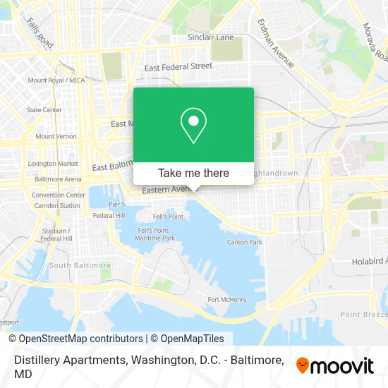 Distillery Apartments map