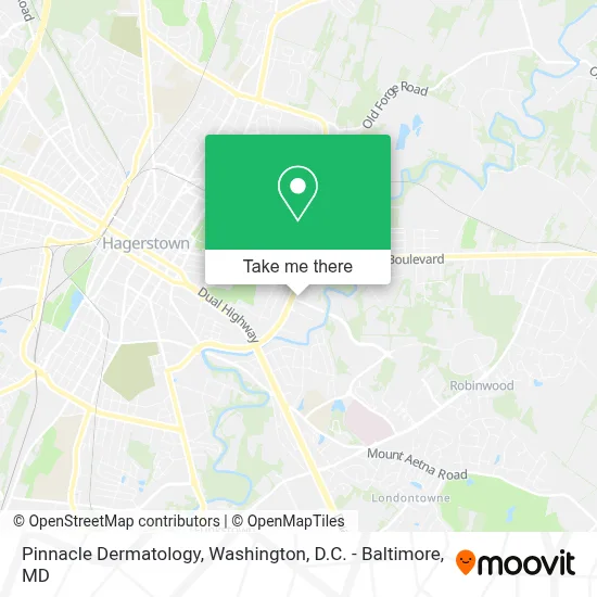 Pinnacle Dermatology map