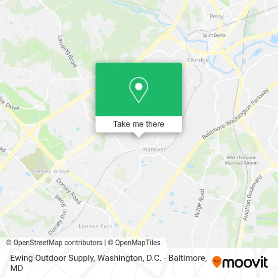 Ewing Outdoor Supply map