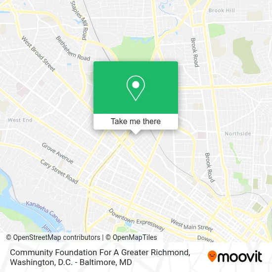 Community Foundation For A Greater Richmond map