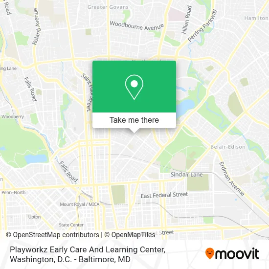 Playworkz Early Care And Learning Center map
