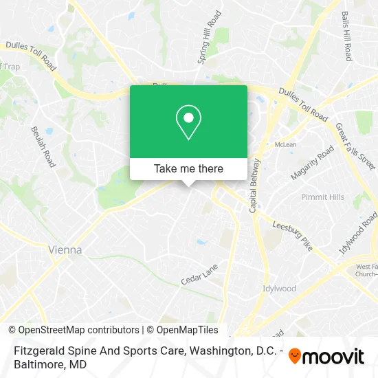 Fitzgerald Spine And Sports Care map