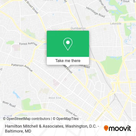 Hamilton Mitchell & Associates map