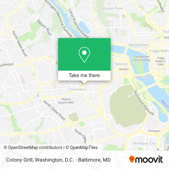 Colony Grill map