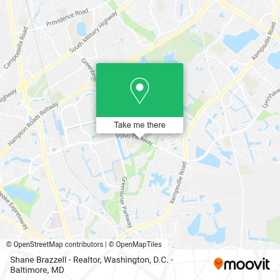 Shane Brazzell - Realtor map